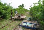 bamboo train