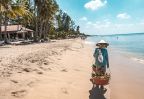 vendeuse ambulante plage phu quoc