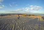 plage ile durant saison seche