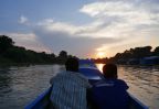 balade bateau coucher soleil Kompong Chhnang
