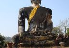 Statue Plaine des jarres Laos