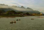 Kayaking Vang Vieng Laos