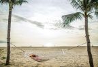 se reposer sur un hamac plage danang