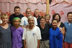 Groupe chez habitant