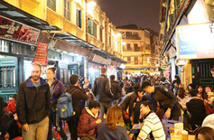 rue ta hien vieux quartier hanoi