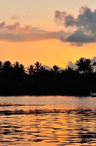 coucher soleil plage koh kong