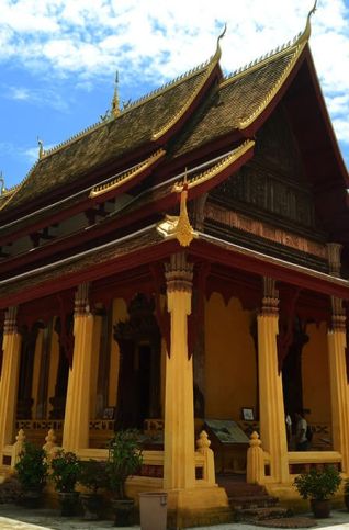 Ancien temple Vientiane Laos
