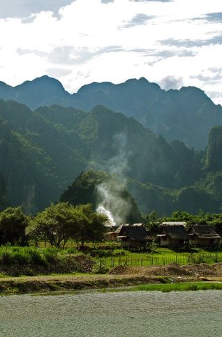 Montagne Vang Vieng Laos