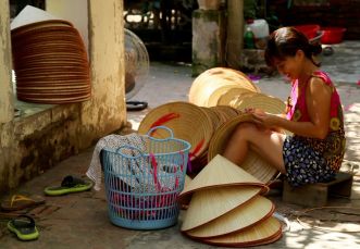 chapeau conique village chuong hanoi