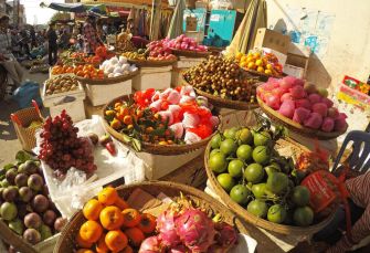 marche fruits kratie