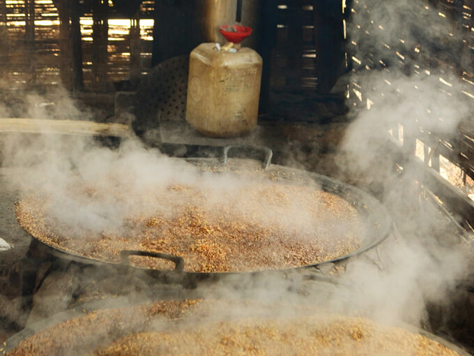 Alambic artisanal alcool de mais