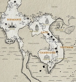 Carte indochinoise