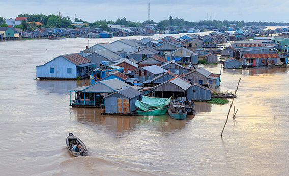 village flottant Chau Doc
