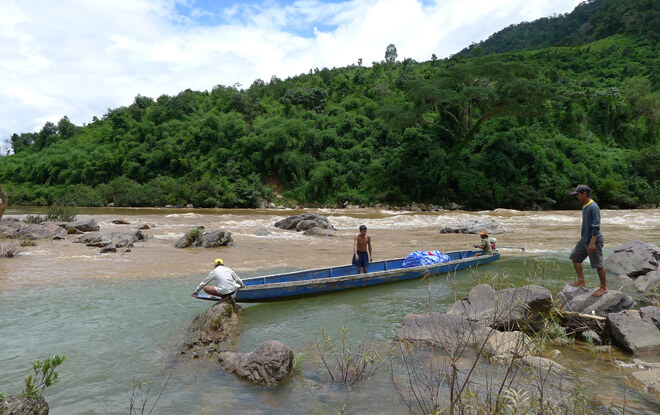 Rivière Xekong Laos 