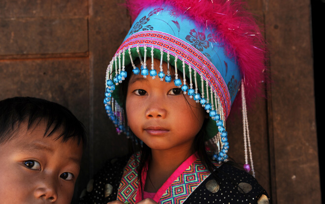 Fille Hmong Laos