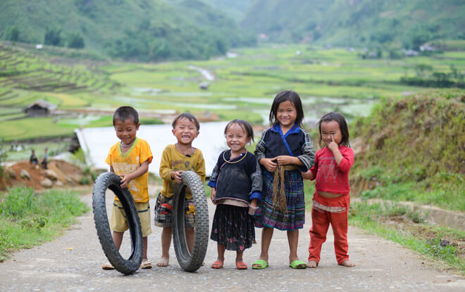 vue panoramique sur le Vietnam