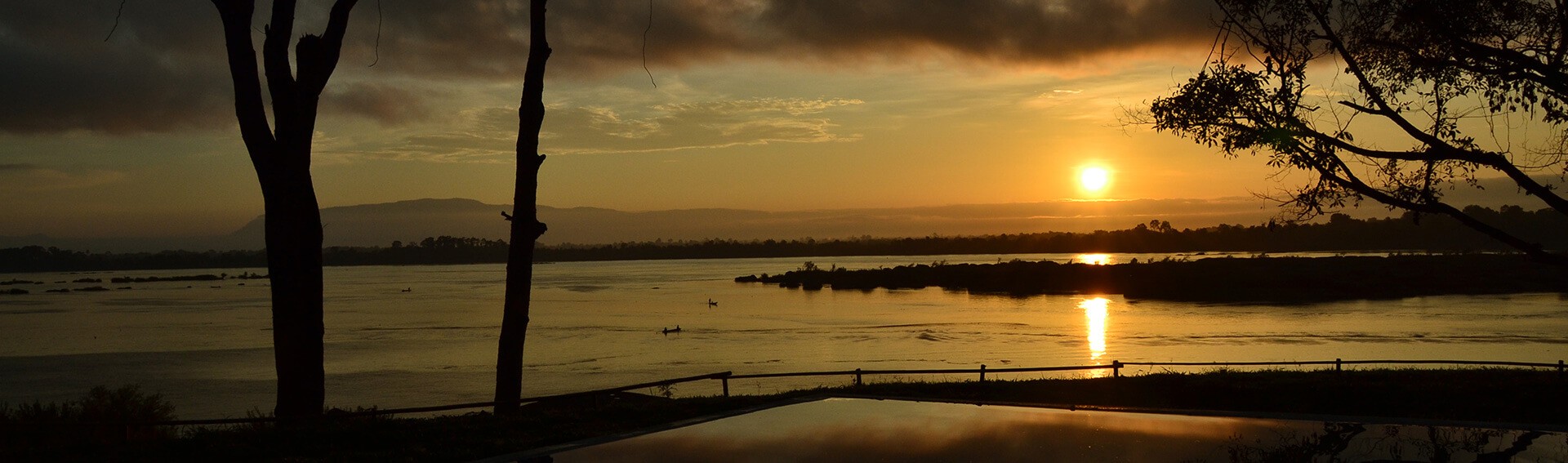 Lever du soleil Mékong