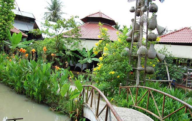 La nature luxuriante du Delta du Mékong