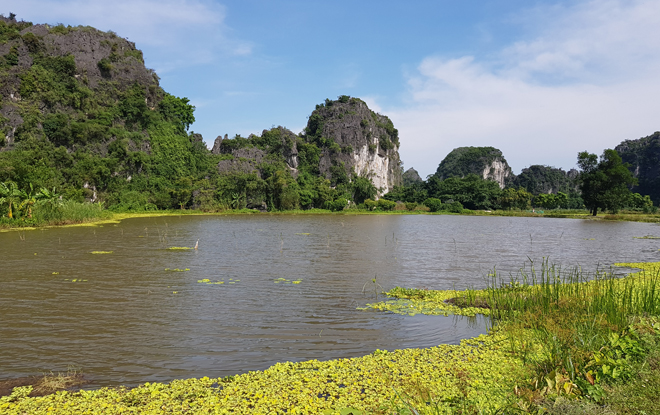 Balade au milieu des pitons calcaires de Tam Coc