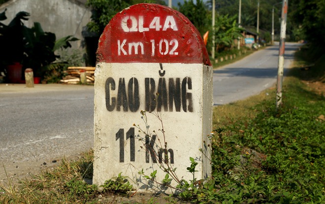 Route coloniale RC4 Cao Bang vietnam