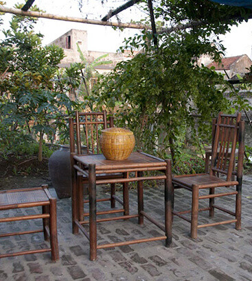 espace tres vert chez Ich