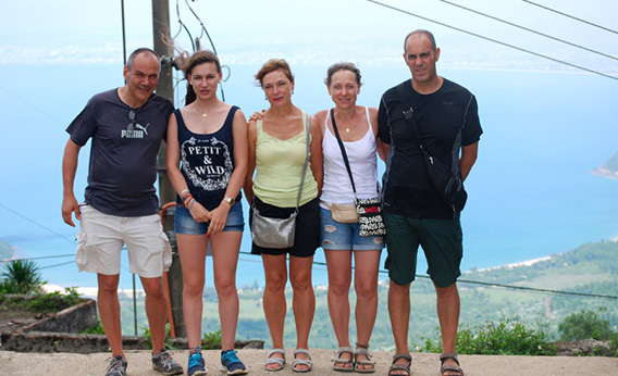 Notre famille au col des nuages, au Centre du Vietnam