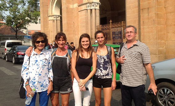 Groupe de voyage au Vietnam de Sylvie, avril 2016