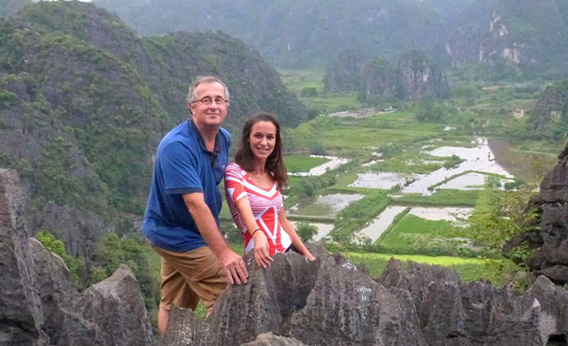 Ninh Binh, la baie d'Along terrestre