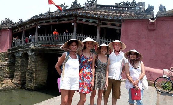Pont japonais à Hoian, Centre du Vietnam