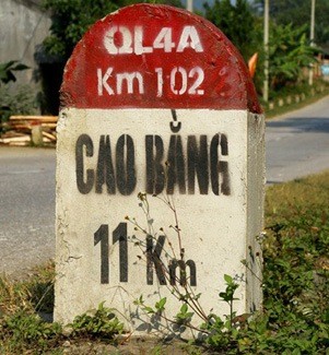 route coloniale cao bang vietnam