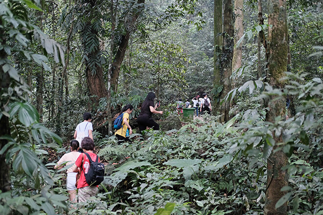 randonnée parc national ba vi