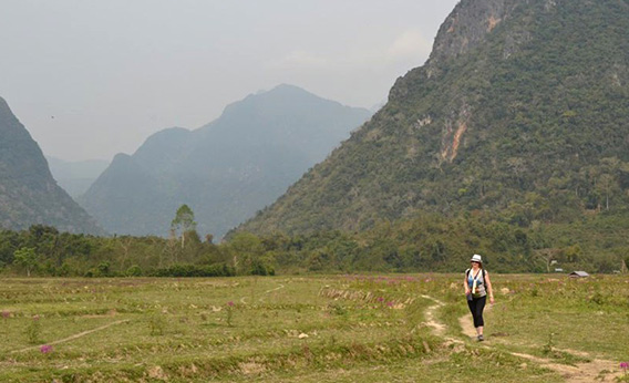 Beau cadre naturel au Laos