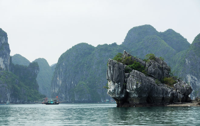 Paysage karstique somptueux