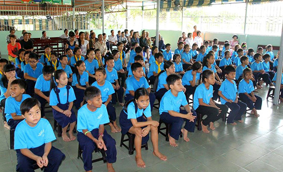 École pour des enfants de rue à Binh Loi