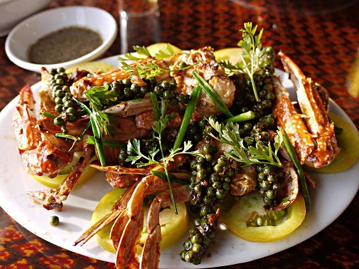 Crabe frais du marche cuisine