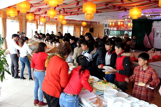 Les invités sont venus très nombreux