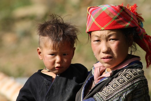 Rencontre au marché ethnique