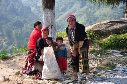 Rencontre au marché ethnique