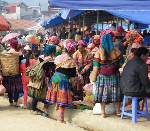 marché à Bac Ha