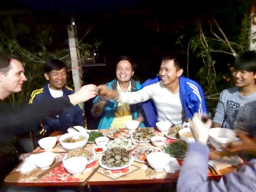 Repas délicieux chez Ich et Dan 