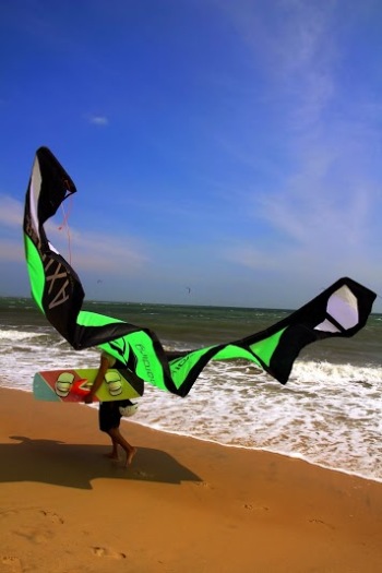 Kite-surfer à Mui Ne 