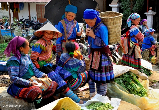 Le marché ethnique de Bac Ha
