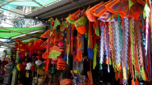 Dans le vieux quartier d'Hanoi 