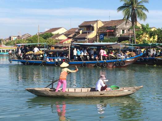 Excursion sur le fleuve Thu Bon, Hoi An