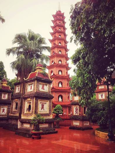 La pagode Tran Quoc à Hanoi 