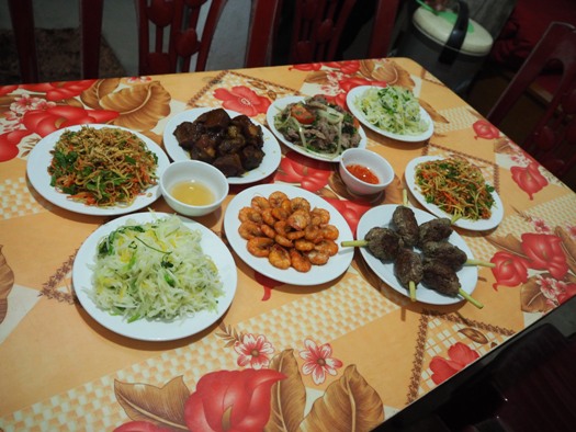 Repas délicieux chez l'habitant 