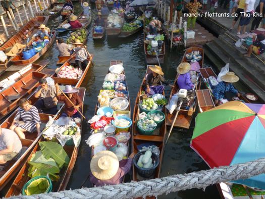 marché flottant de Tha Kha 