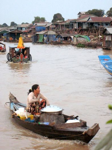 Voyage au Cambodge, Phat Sanday, Village Flottant 