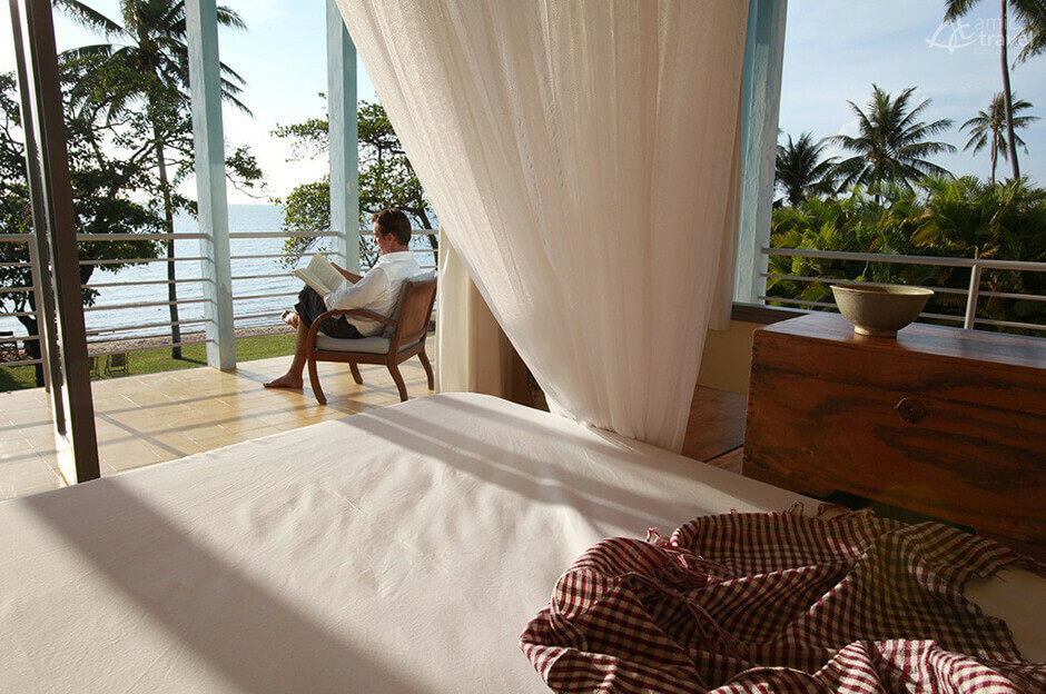 Chambre donnant vue sur la mer chambre vue sur mer chambre knai bang chai kep