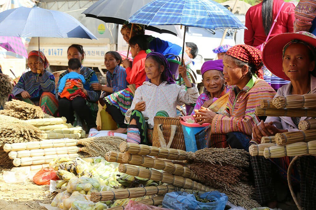 marché Can Cau Bac Ha, Vietnam